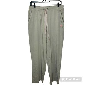 Tommy Bahama Lounge Pants Men’s M Light Gray Drawstring Pajama Pants